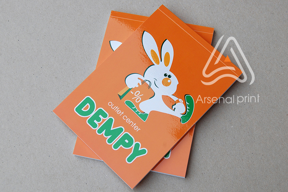 Блокнот з клейовим скріпленням на термобіндері