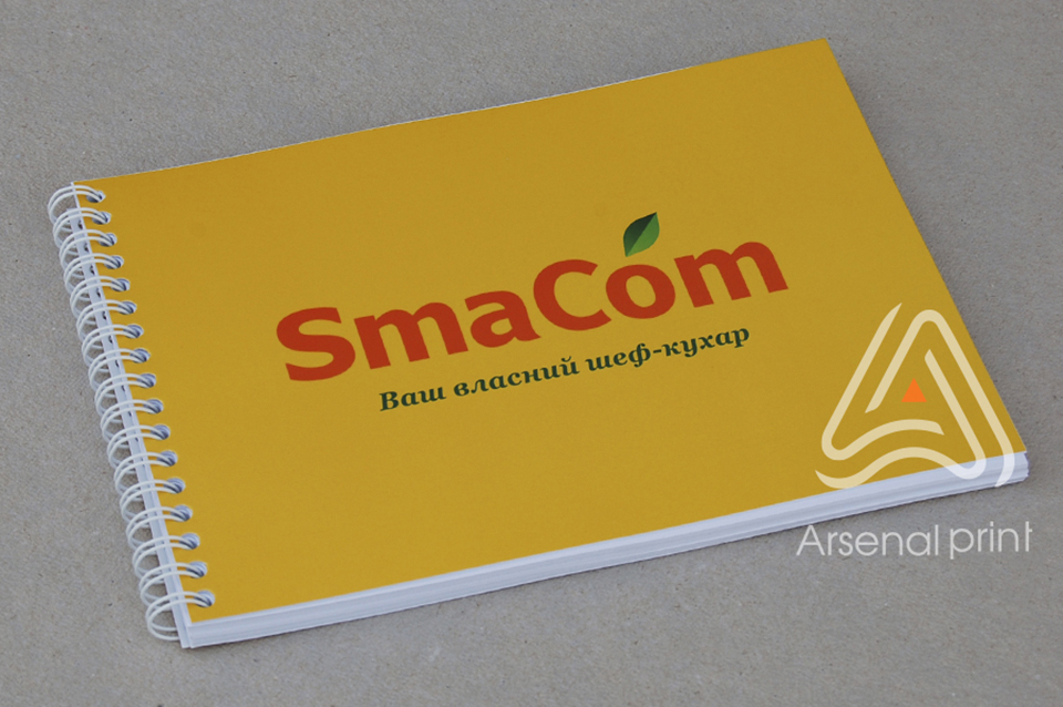 Друк блокнотів - скріплення на пружину