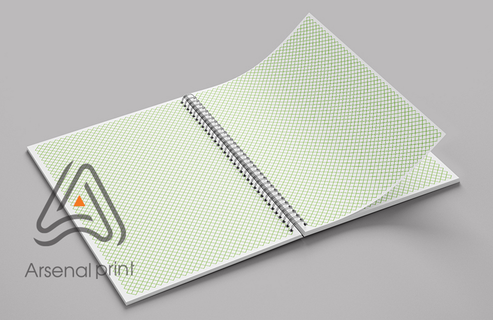 Розліновка блокнотів - діагональна клітинка