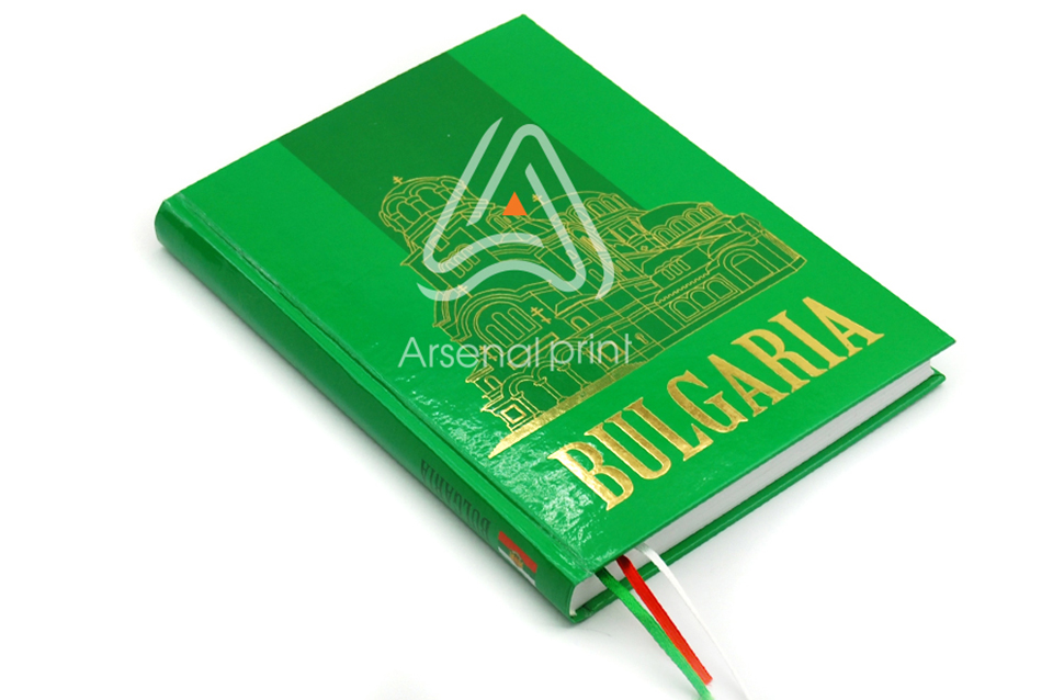 Тверда обкладинка блокнотів - тиснення