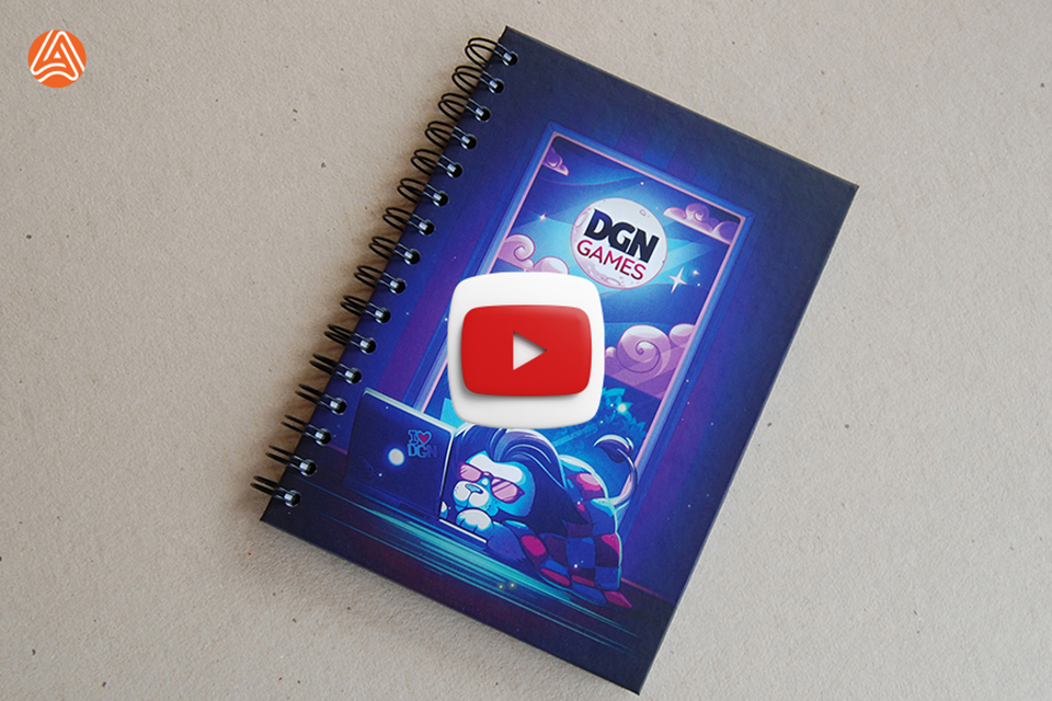 Блокнот з твердою обкладинкою на пружині