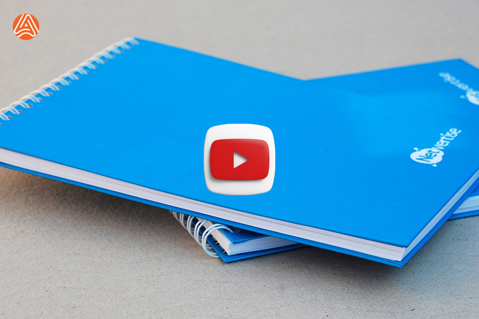 Блокнот з твердою обкладинкою на пружині