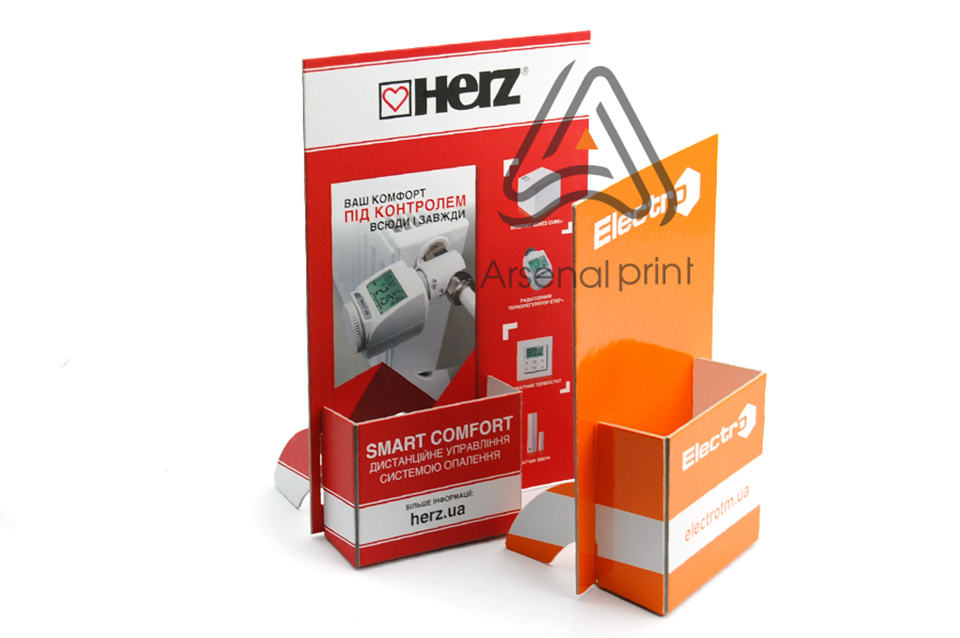 Картонні підставка з палітурного картону (каширування)