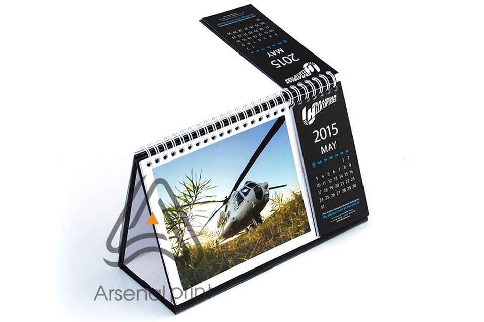Друк настільних календарів з перекидними листами