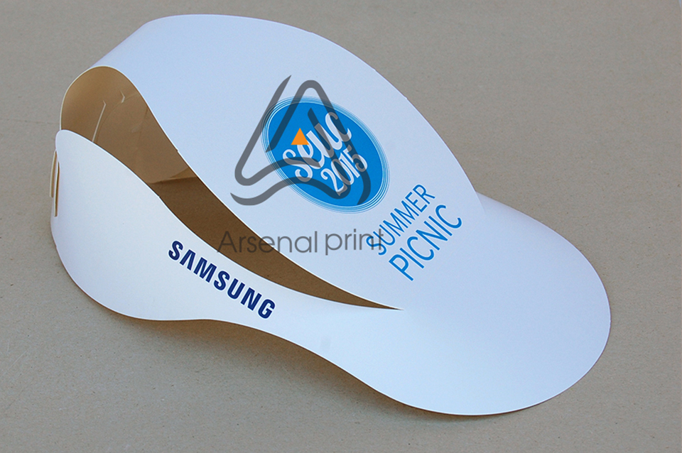 Картонна рекламна кепка