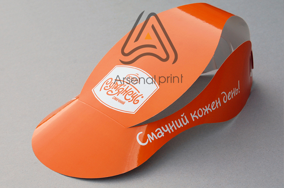 Друк рекламних паперових кепок