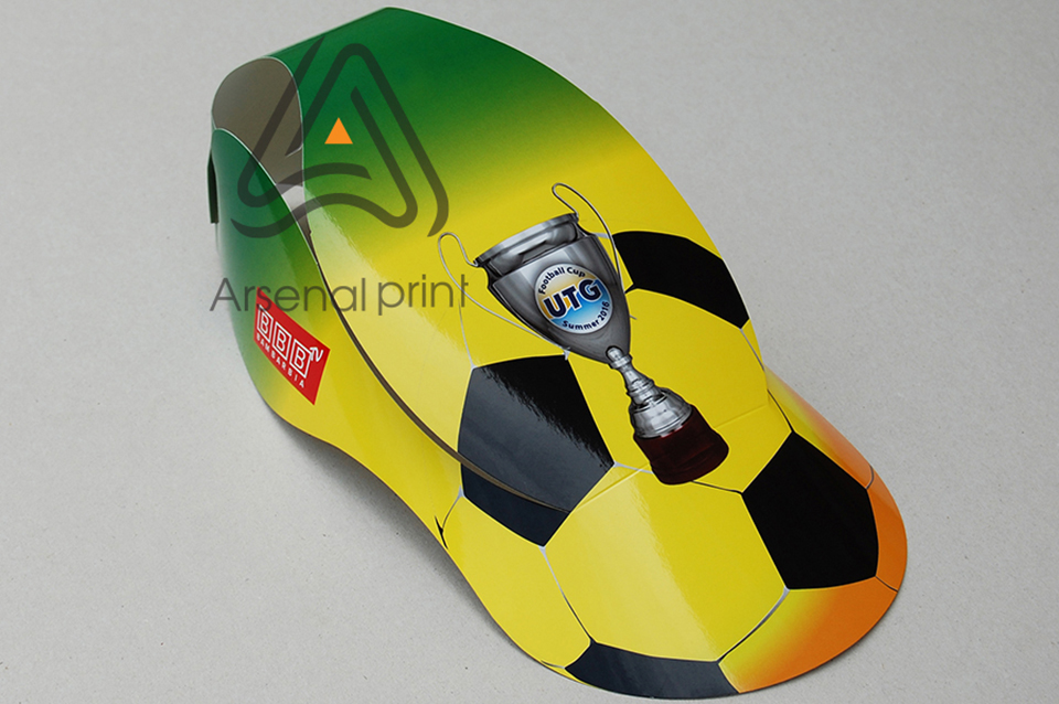 Рекламні паперові кепки - друк на замовлення