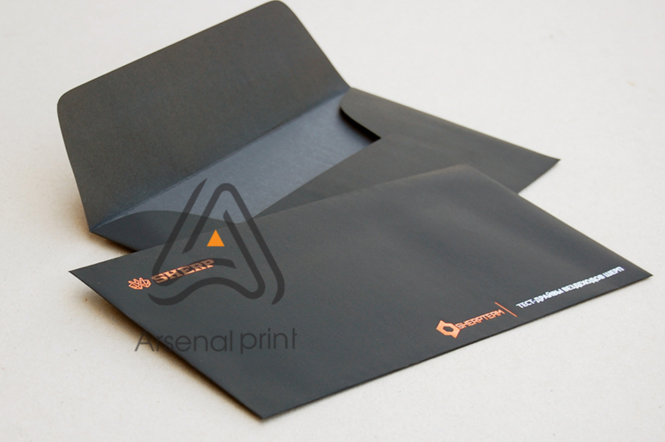 Конверти з тисненням