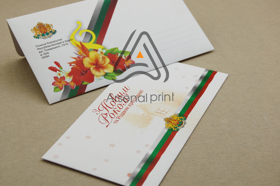 Замовити друк на конвертах