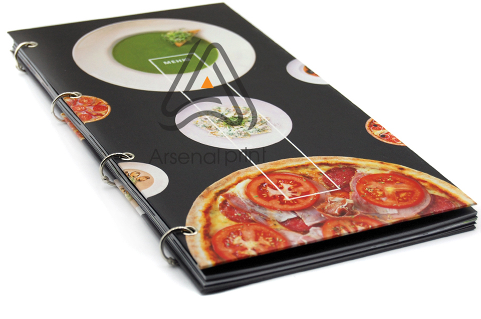 Друк меню для ресторанів