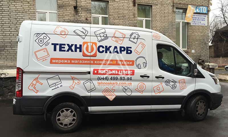 Замовити рекламну поклейку автомобіля