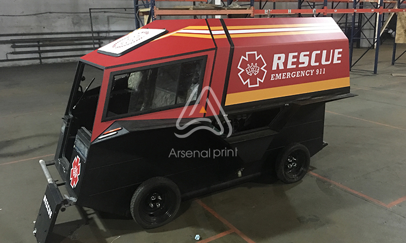 Фірмова оклейка плівкою спецтехніки