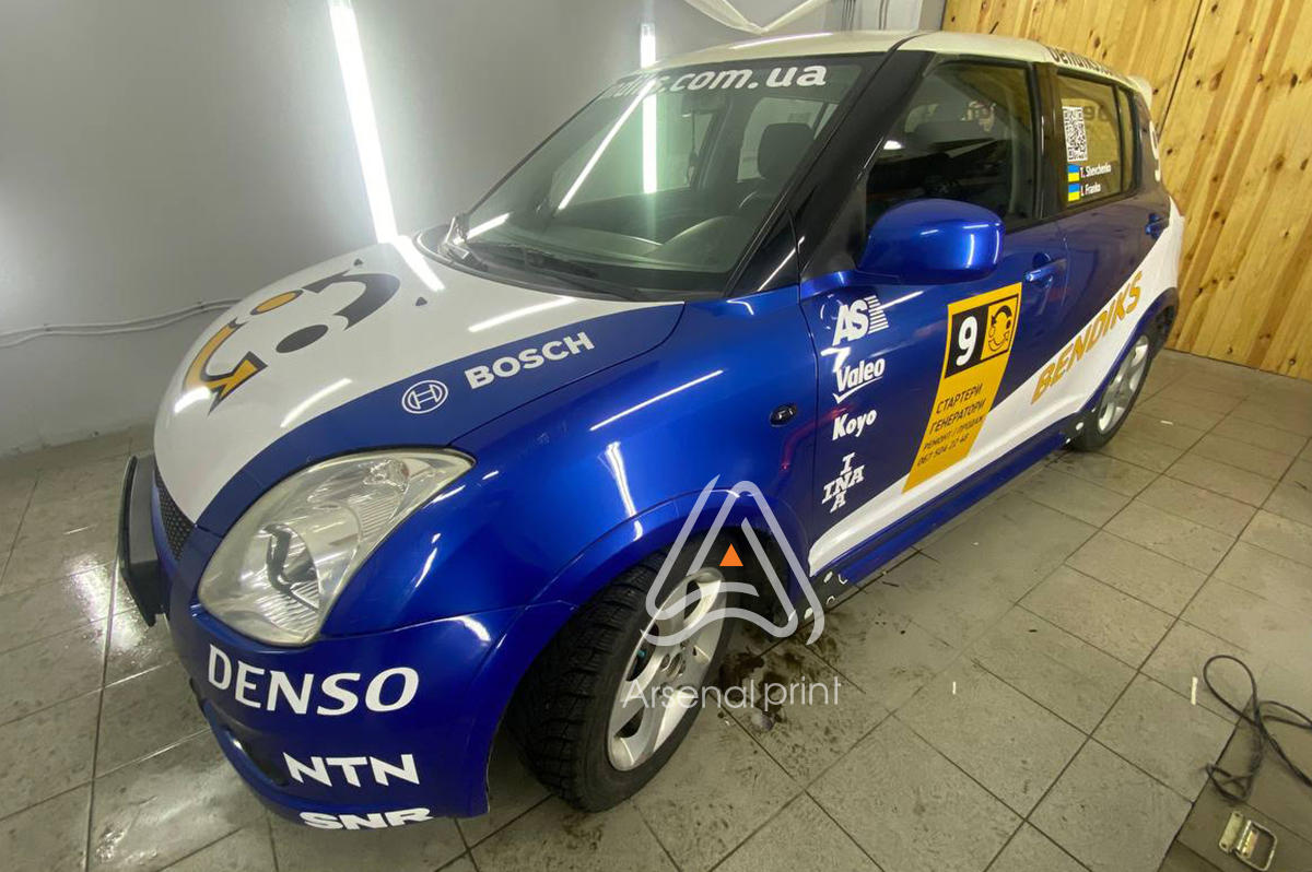 Брендування авто для автошколи