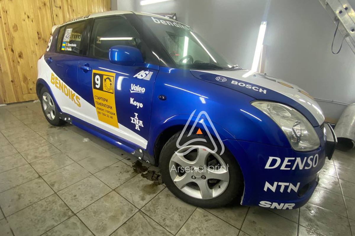 Брендування авто для автошколи