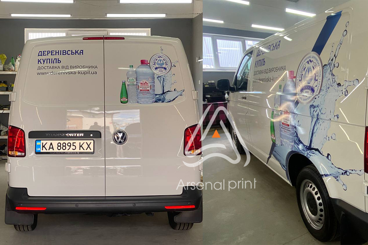 Поклейка грузовика -кольоровий фотодрук