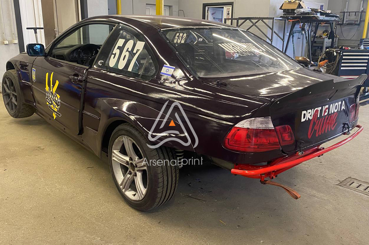 Оклейка наліпками - поклейка бмв