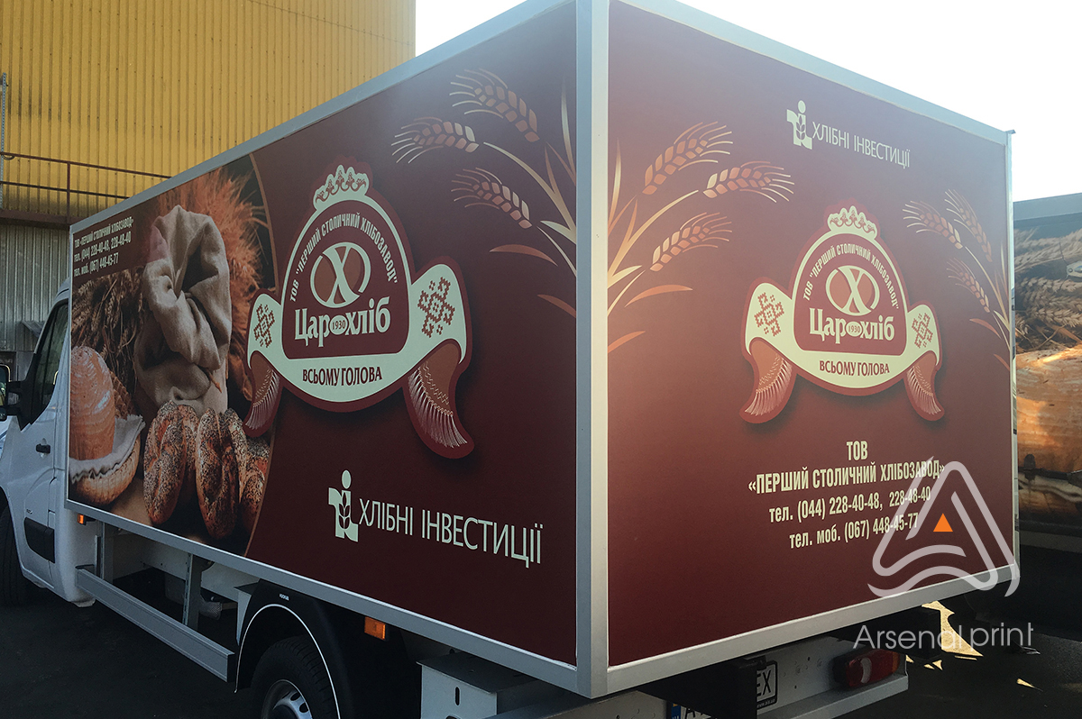 Фотодрук і поклейка фургона