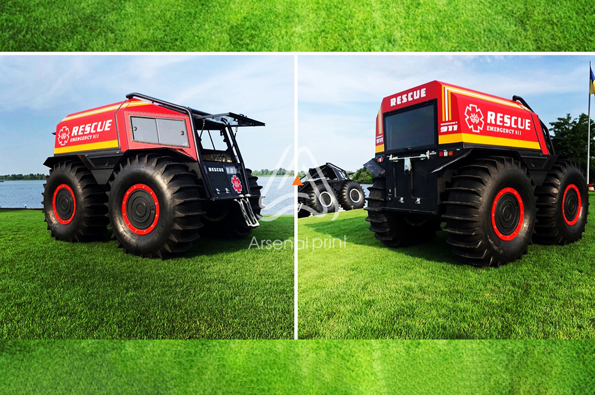 Поклейка плівками всюдихода - швидка допомога