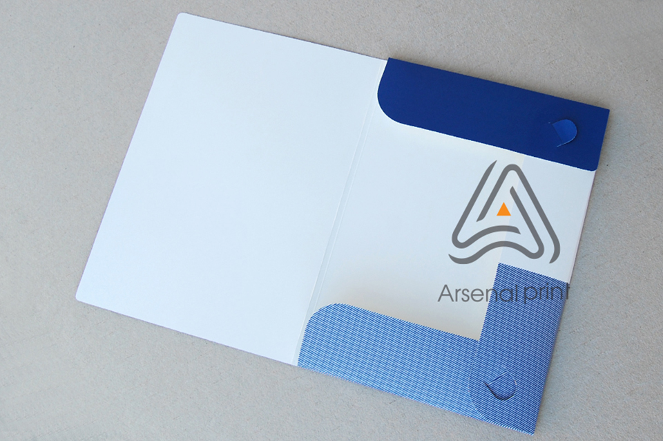 Друк папок з 3 карманами