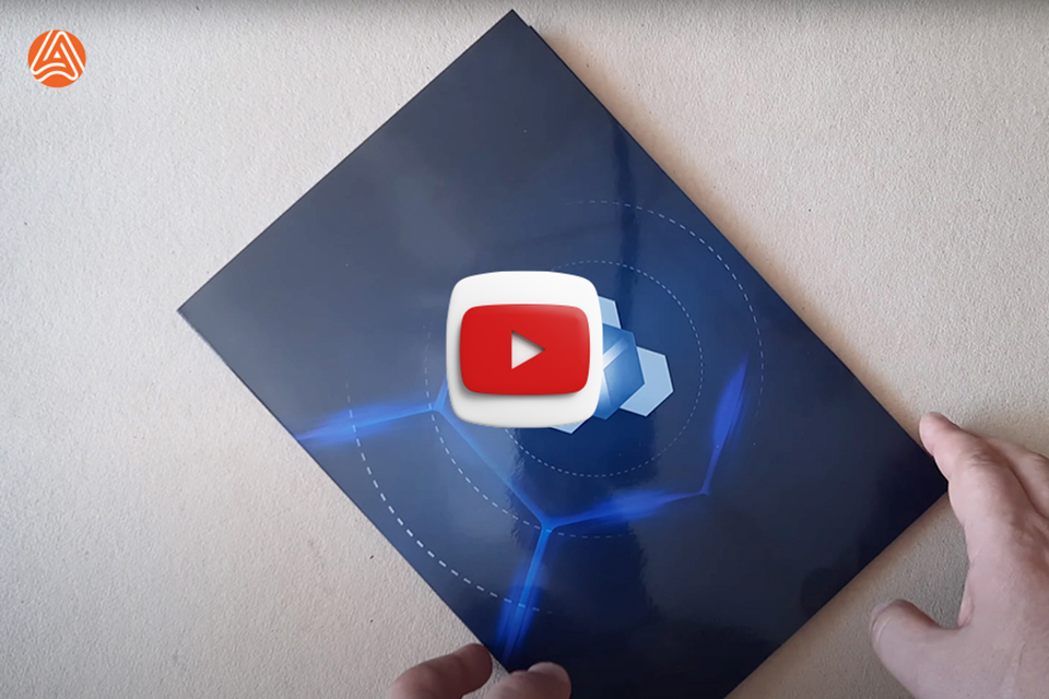 Друк паперових папок із карманом