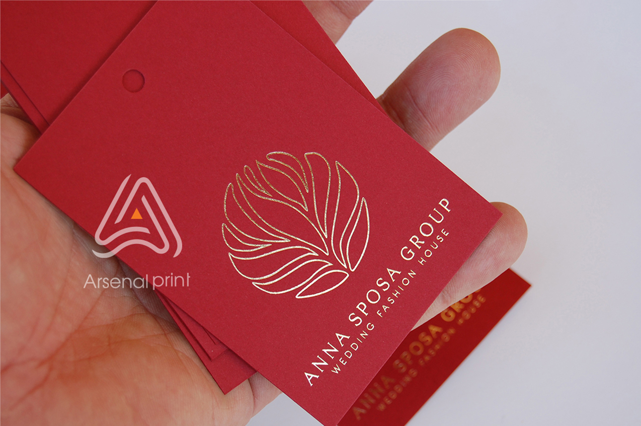 Виготовлення бірок із тисненням