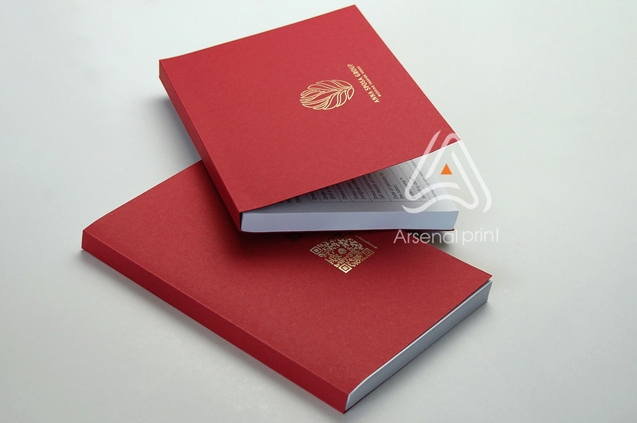 Блокнот з тисненням