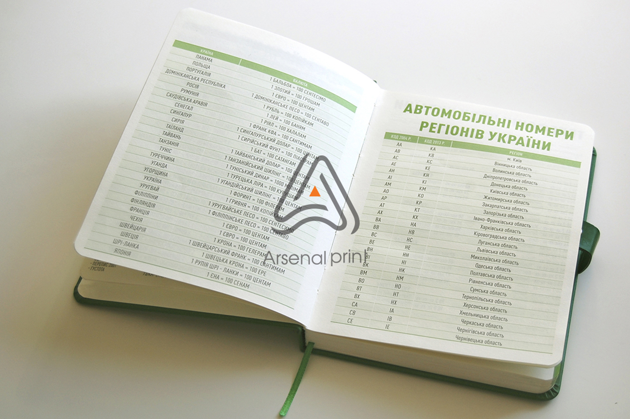 Корпоративний друк щоденників