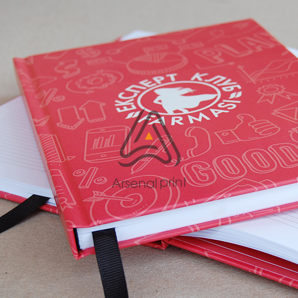 Друк блокнотів - кольорова тверда обкладинка
