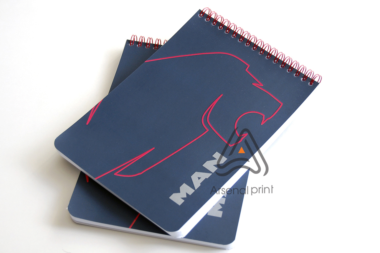 Друк блокнотів - блокнот з пружиною