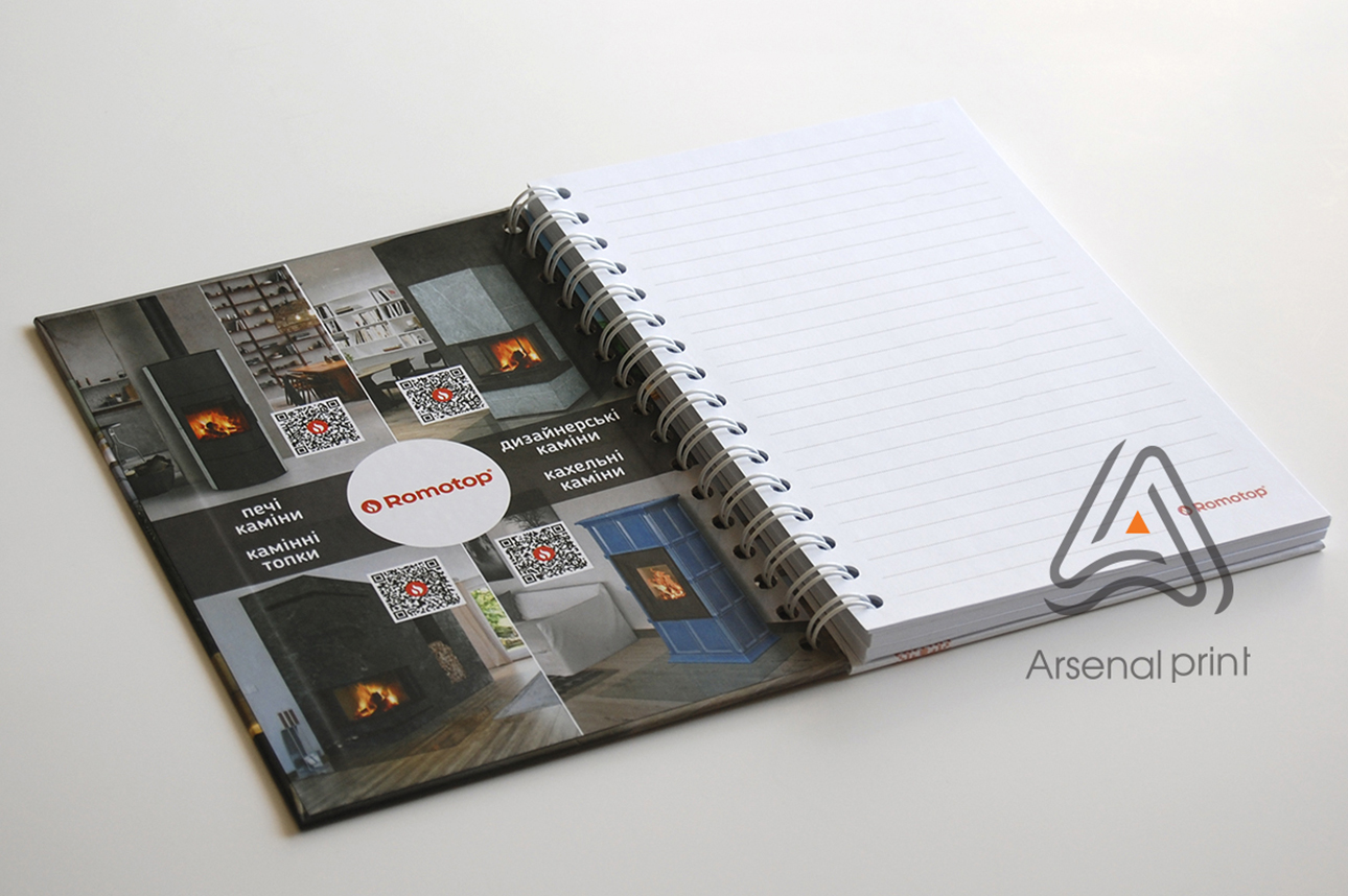 Замовити блокнот -тверда обкладинка