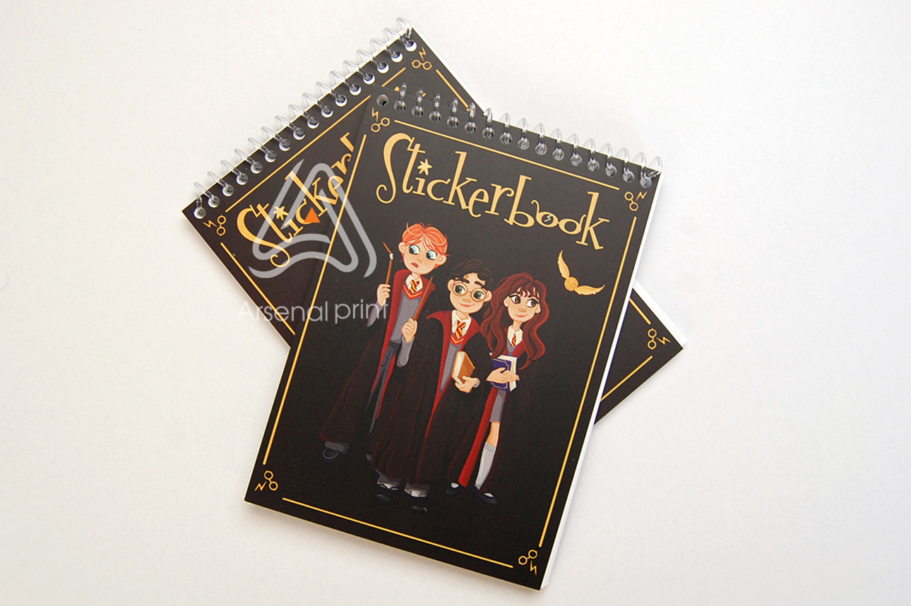 Замовити друк блокнотів - прозора пружина