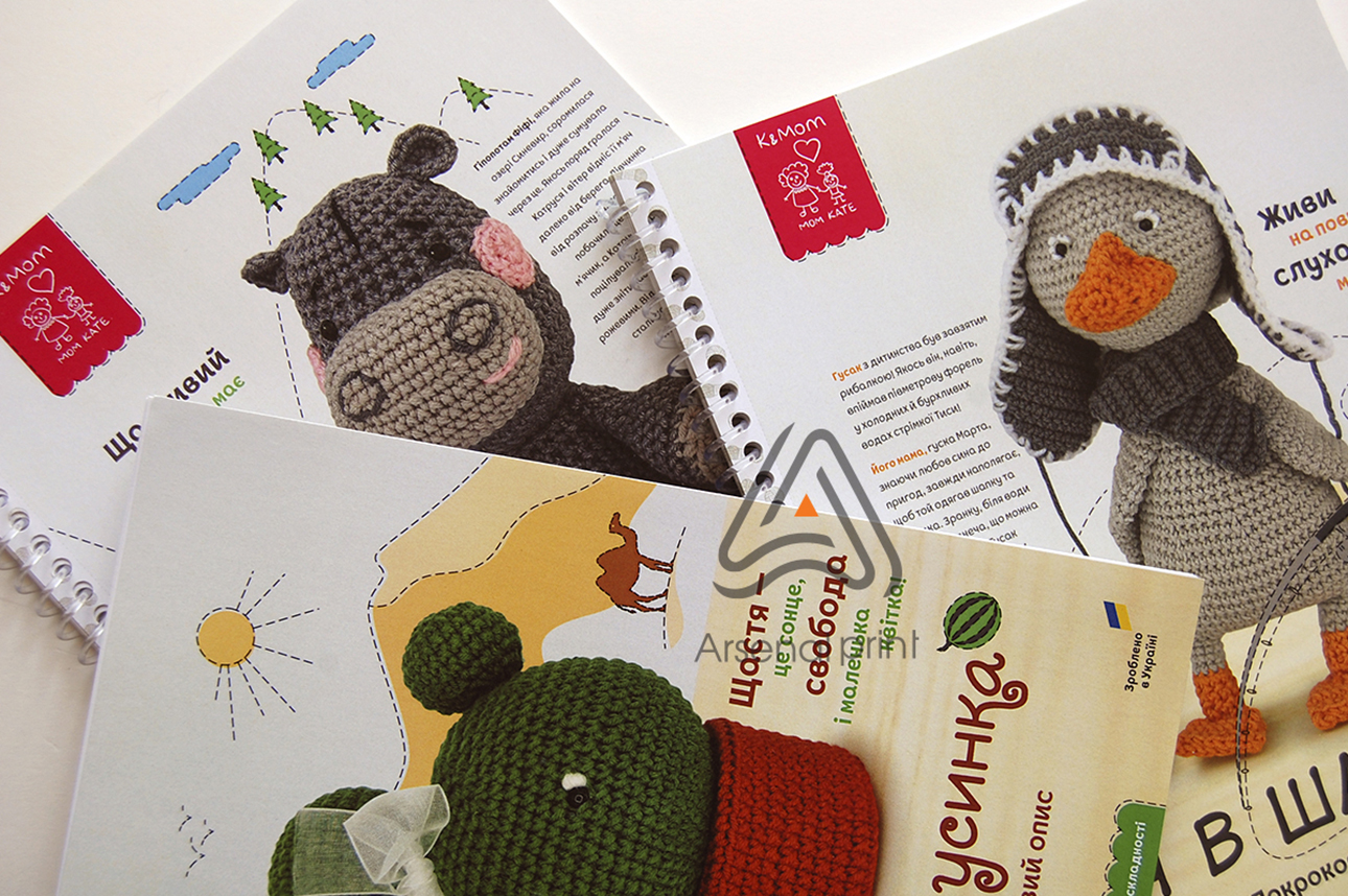 Замовити друк інструкцій на прозорій пластиковій спіралі