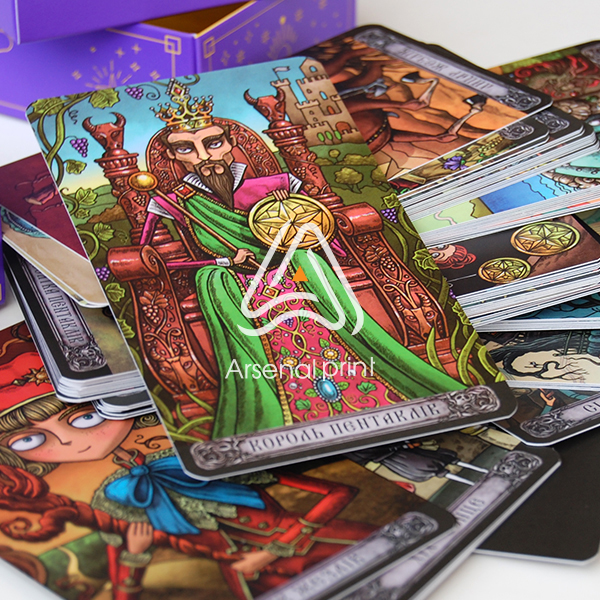 Друк карт ТАРО - коробка кришка-дно