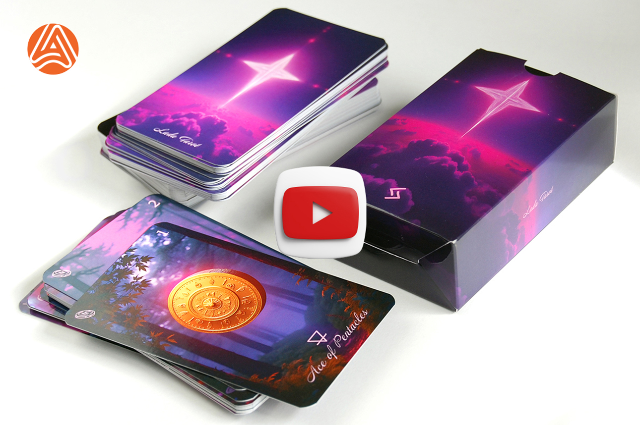 Друк карт ТАРО - глянцева ламінація