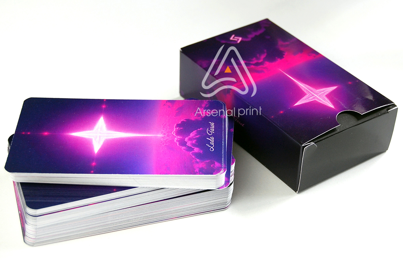 Глянцева ламінація карт таро