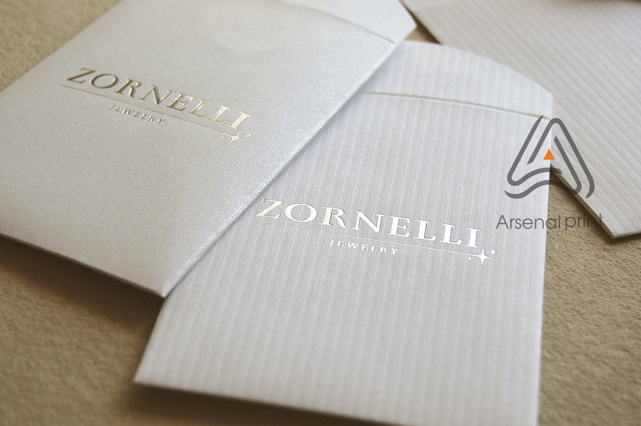 Замовити конверти з тисненням для ювелірних виробів