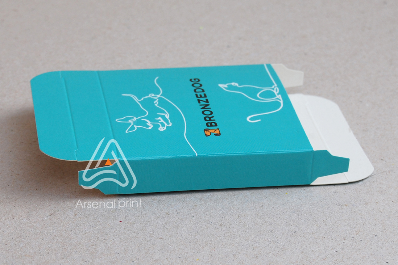 Друк глянцевих картонних коробок