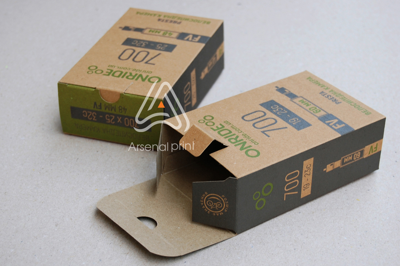 Виготволення і друк коробок із крафт картона