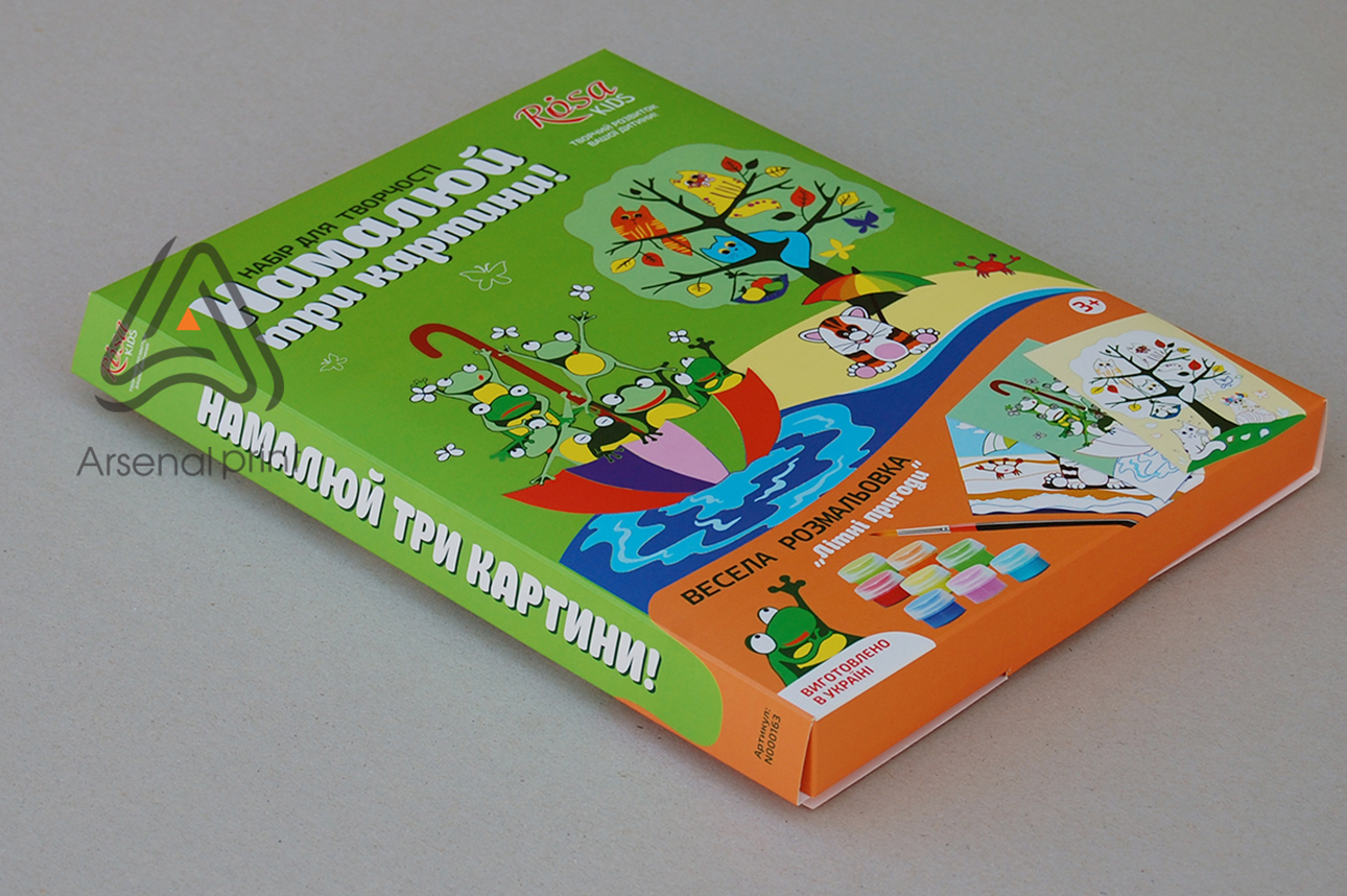 Друк картонних упаковок для настільної гри