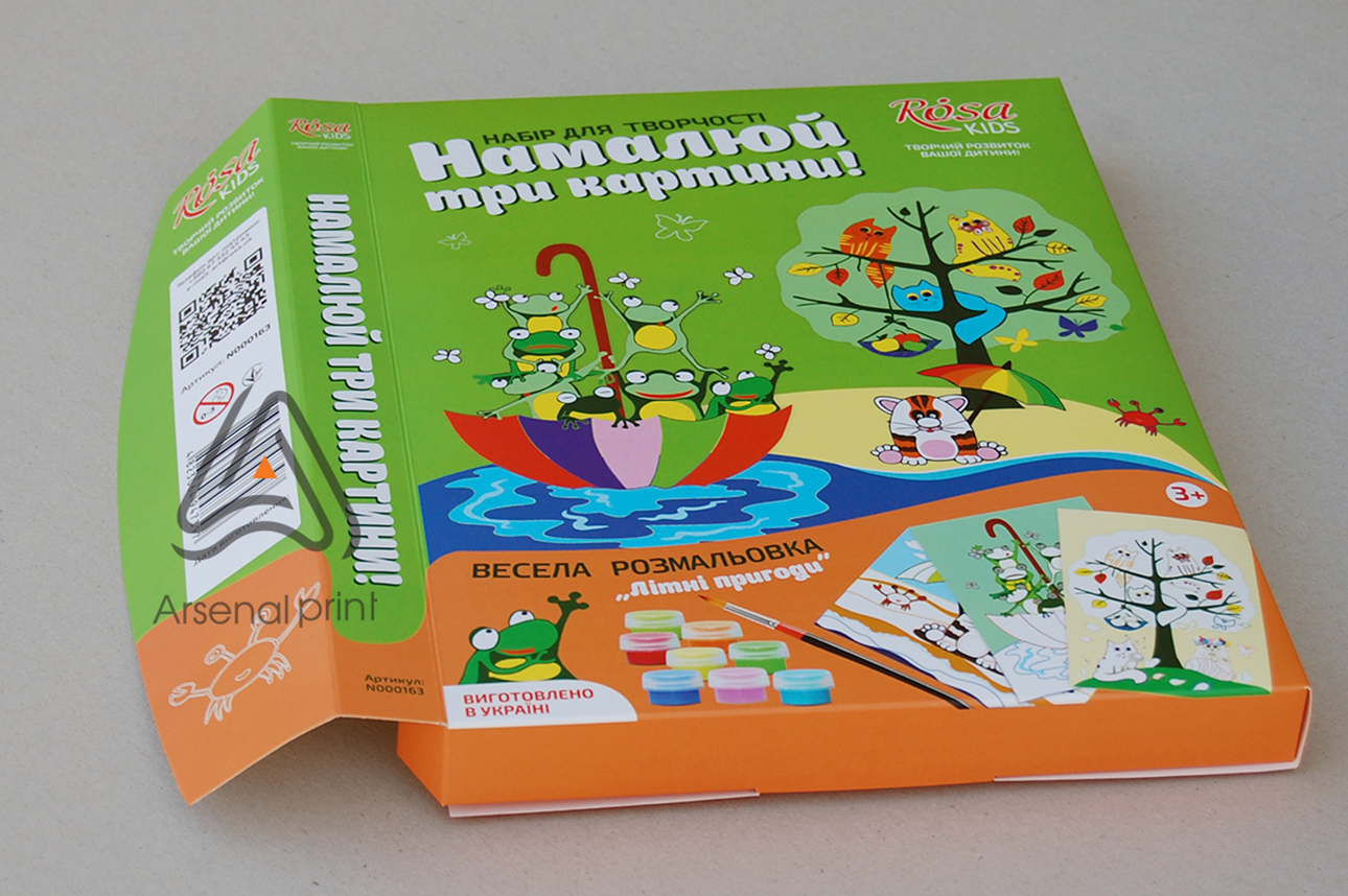 Виготовлення і друк коробок для грального набору