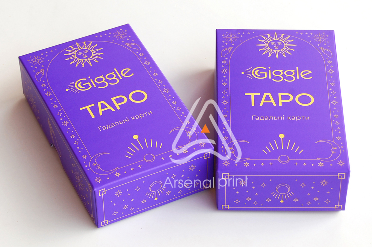 Розробка і друк упаковки для карт таро