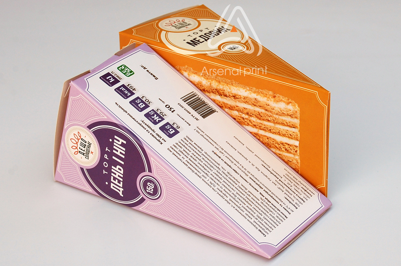Замовити друк упаковки для кондитерських виробів