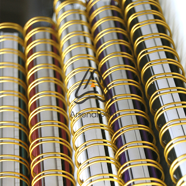 Планер -тверда обкладинка з пружиною золото