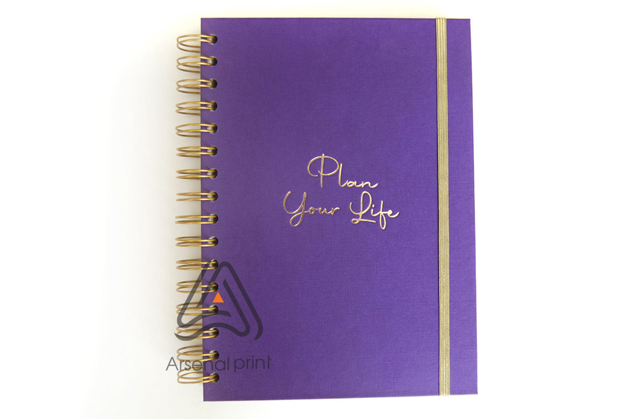 Планер - тверда обкладинка з тисненням