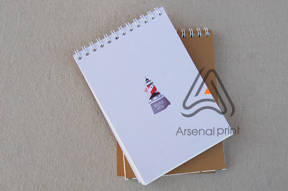 А6 блокнот на пружині