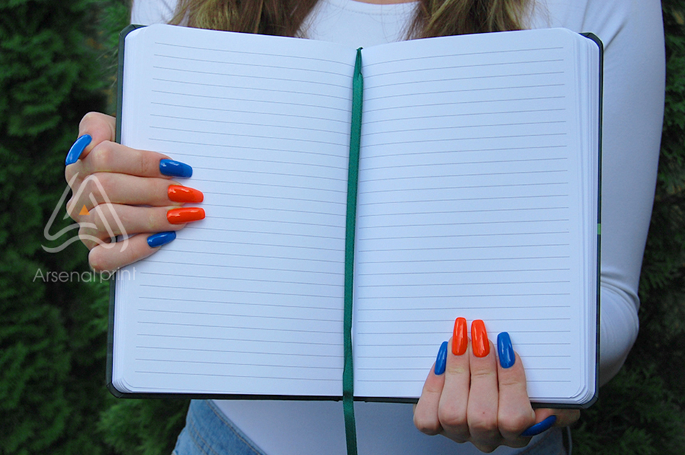 Виготовлення і Друк блокнотів - Тверда обкладинка з резинкою