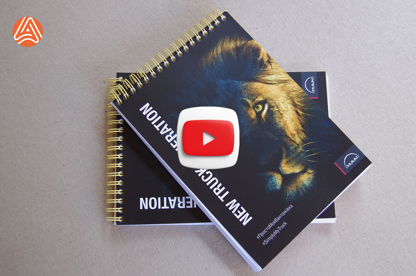 Друк блокнота із кольоровою пружиною