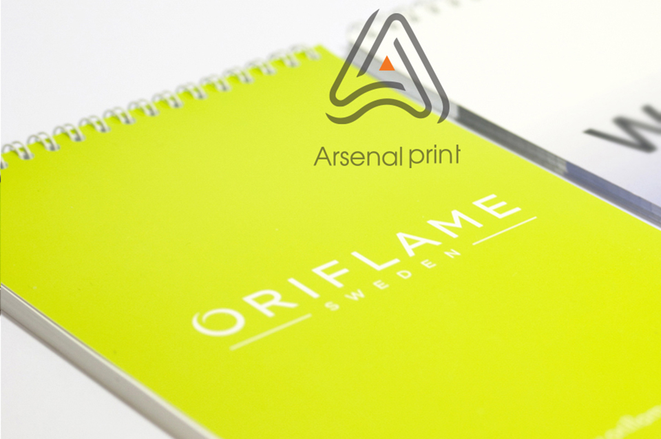 Рекламний блокнот з логотипом