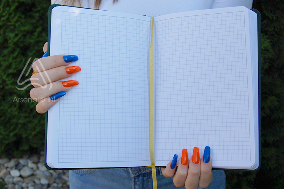 Друк щоденників в клітинку - недатований блок