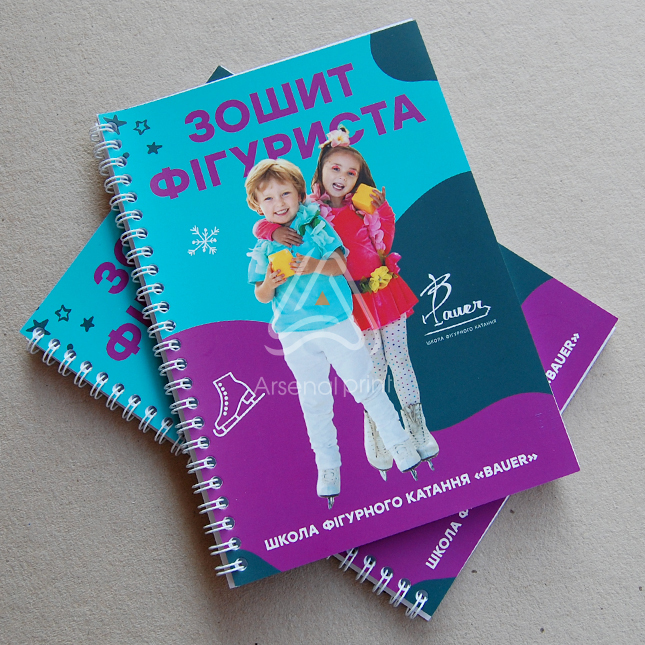 А5 формат пружина по довшій стороні